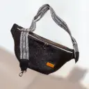 Banane noir grainé - Simili cuir